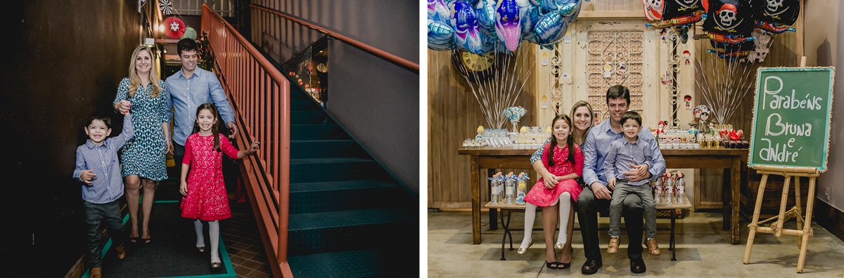 Chegando para a festa no buffet Museu Miniland