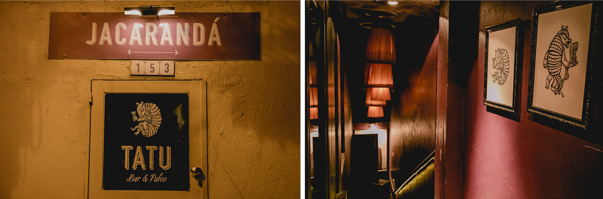 Fachada do restaurante Jacaranda - Tatu Bar e Palco em Pinheiros SP