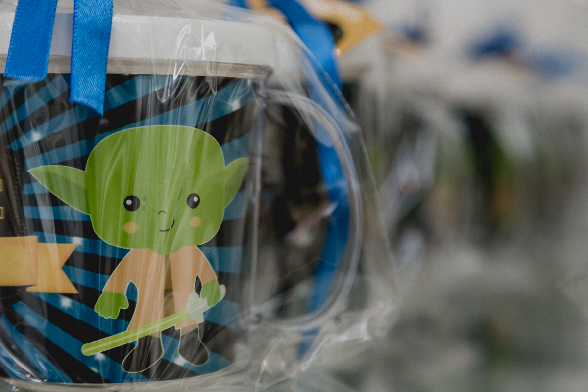 detalhes da lembrancinha com o tema star wars