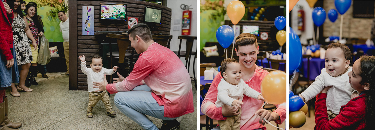 primo brincando com o davi