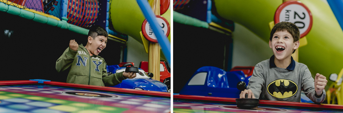 jogando e comemorando os gols