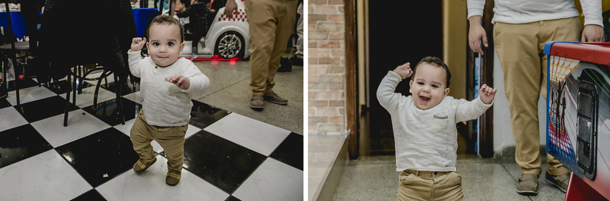 davi andando sozinho dentro do buffet viva la vita