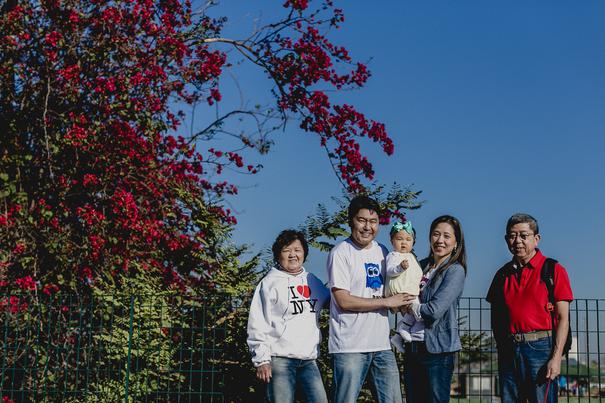 retrato com a familia