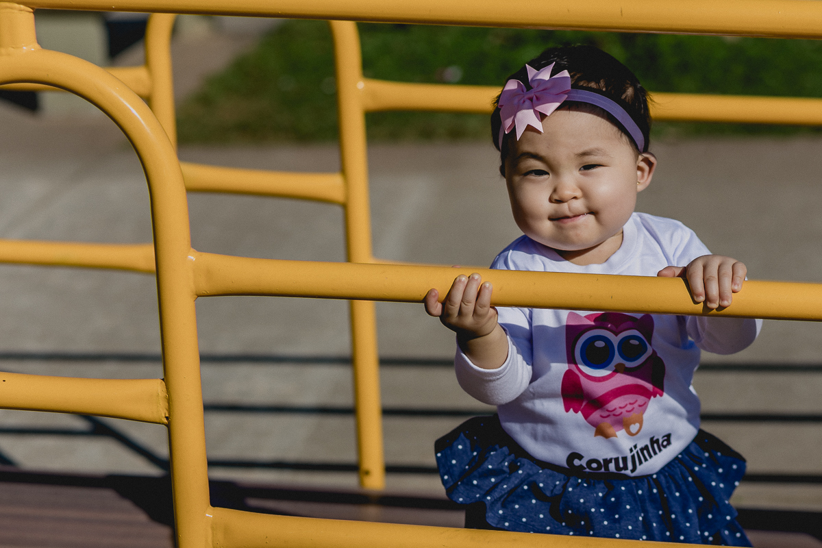 brincando no playground