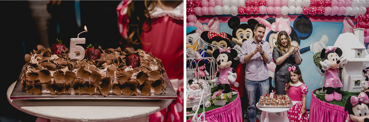 acendendo a vela e cantando o parabens