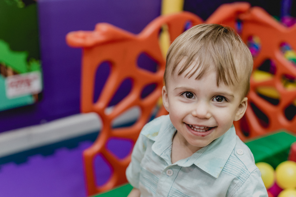 retrato do amiguinho na area baby