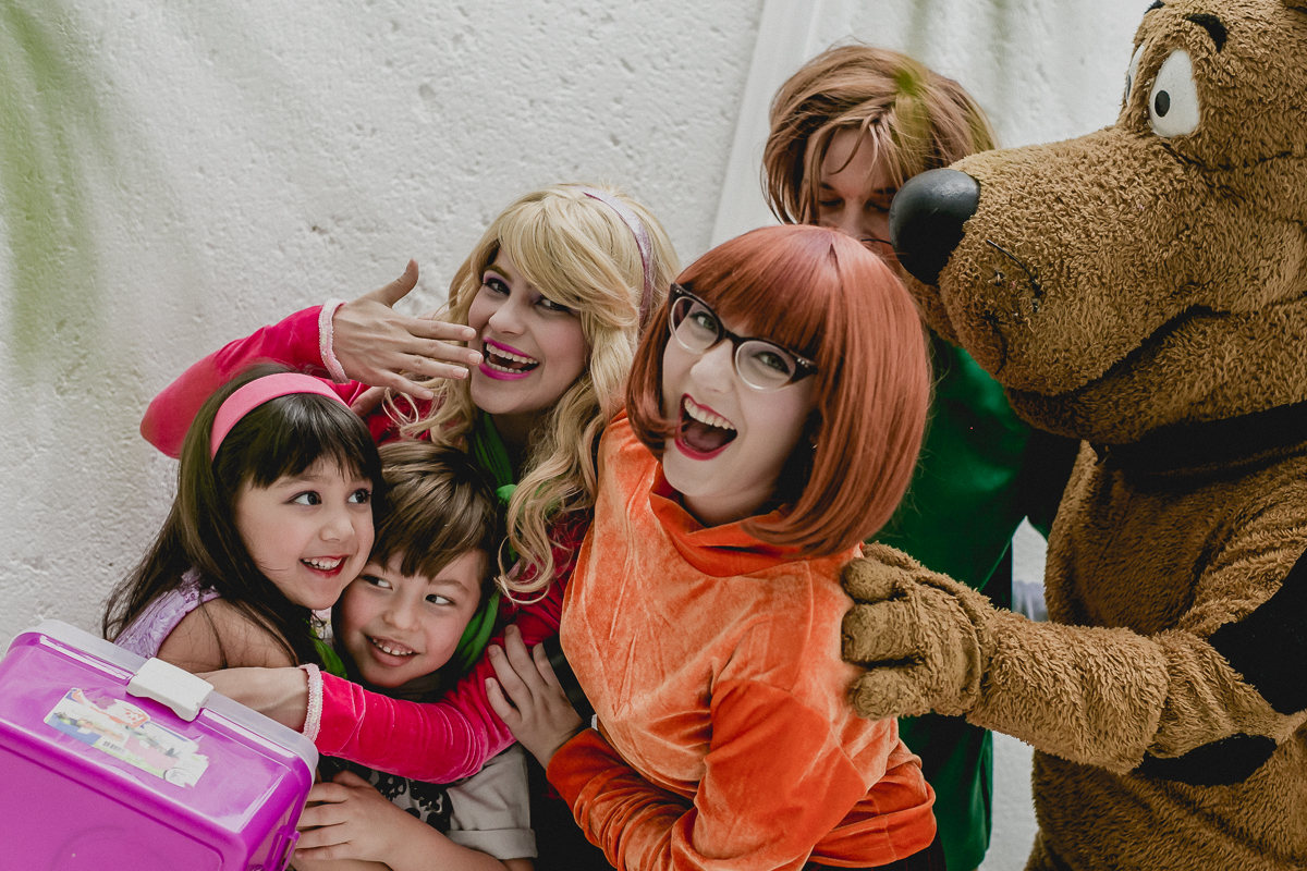 foto com os personagens