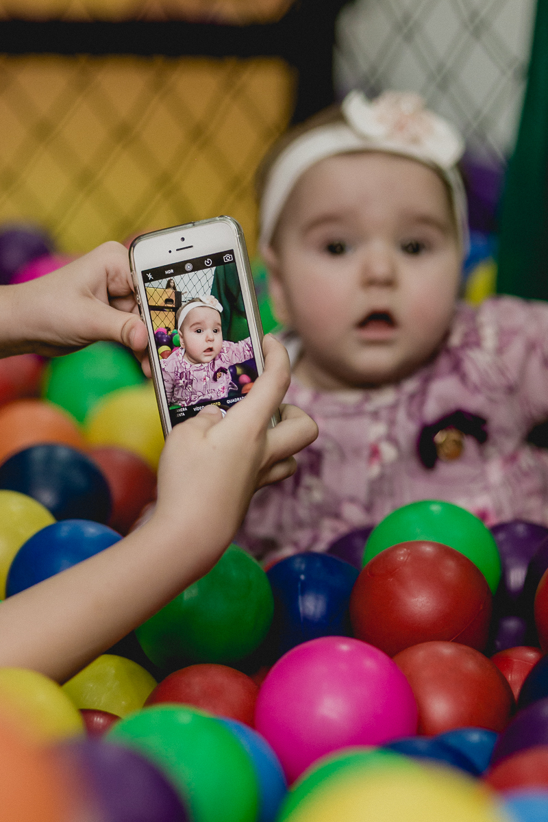 foto do celular da bebe