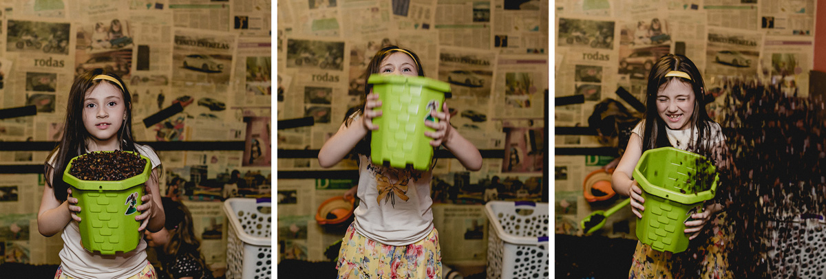 jogando serragem pra cima