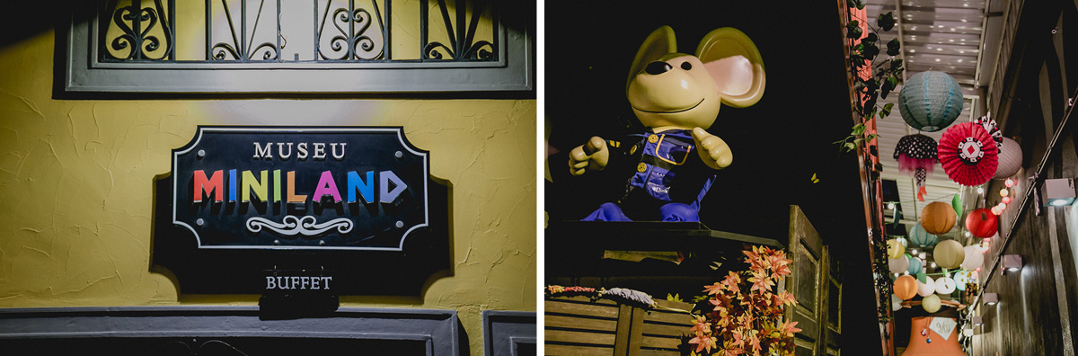fachada do buffet museu miniland localizado no tatuapé, são paulo, sp