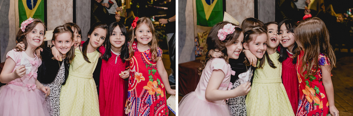 abraçando as amiguinhas