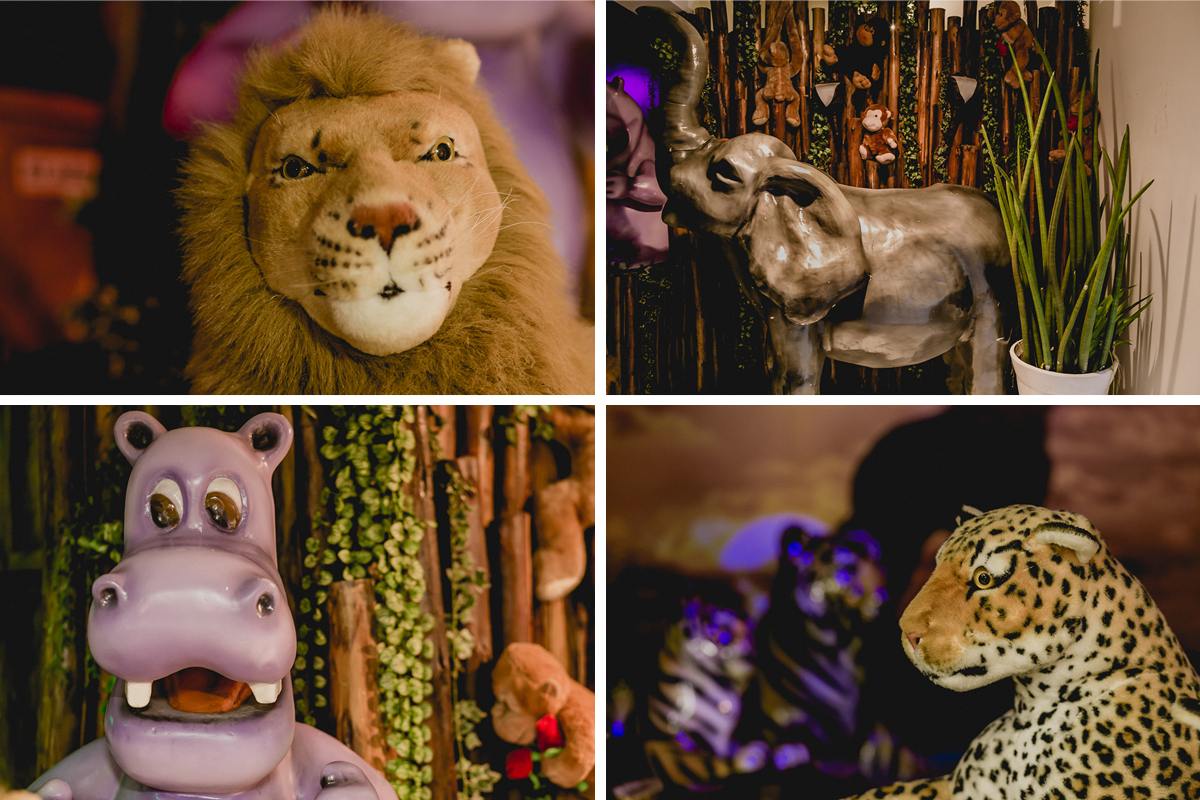 detalhes da mesa safari