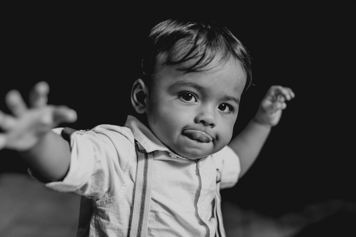 retrato em preto e branco do lucas