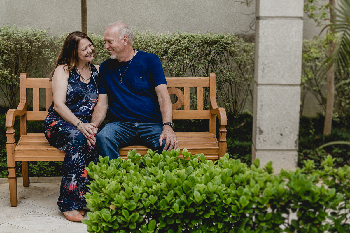 Simone e marido no inicio da festa