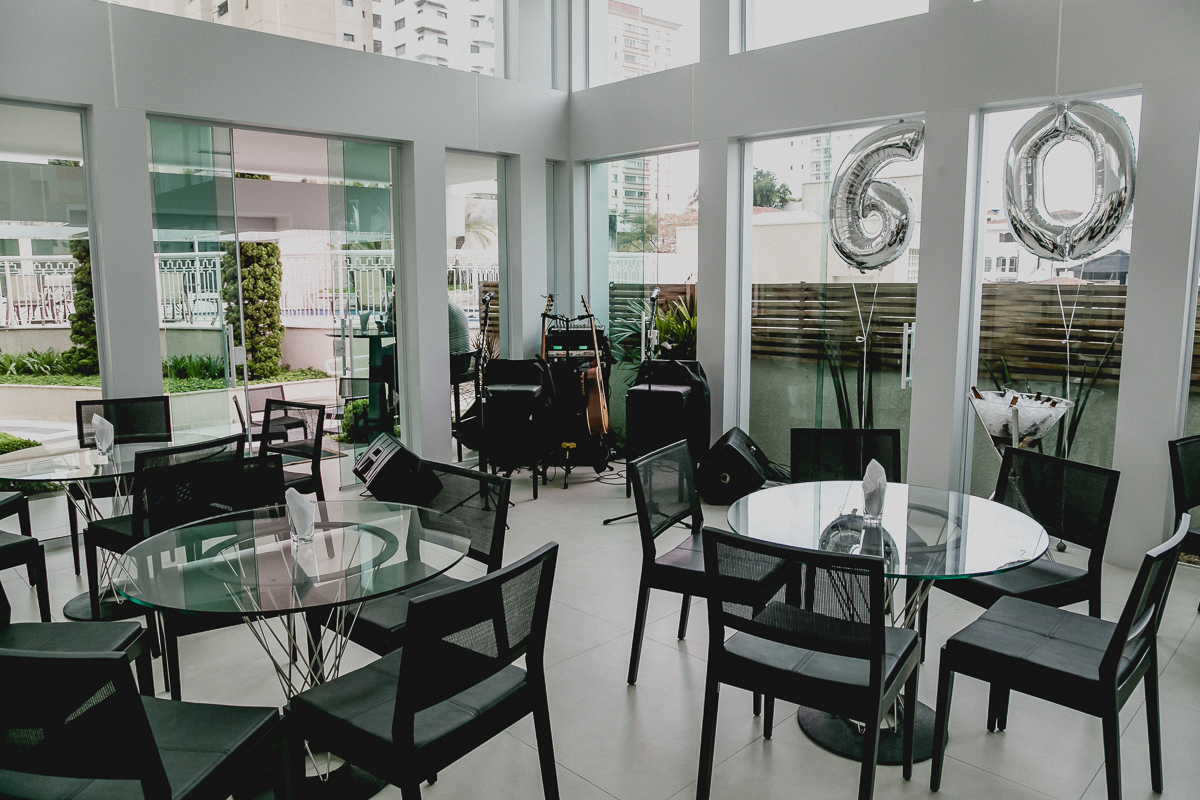 interior do salao de festas do condominio