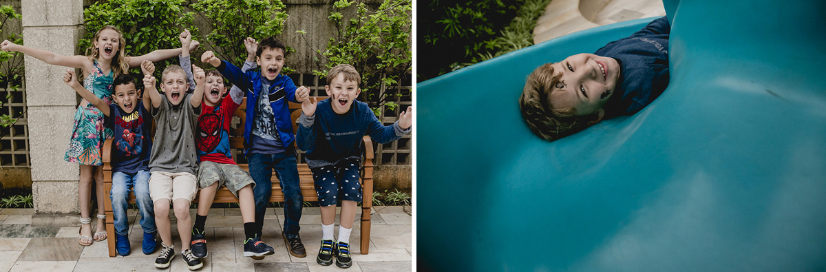 retrato das crianças