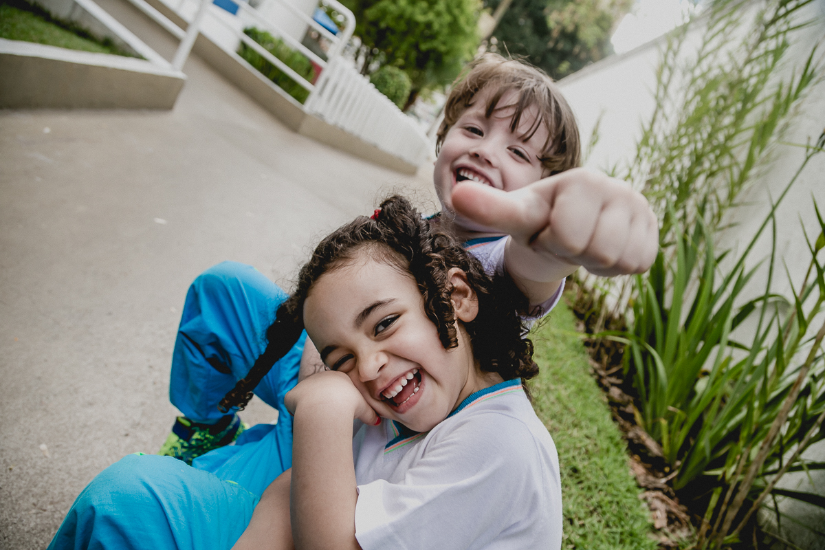 retrato com a amiguinha