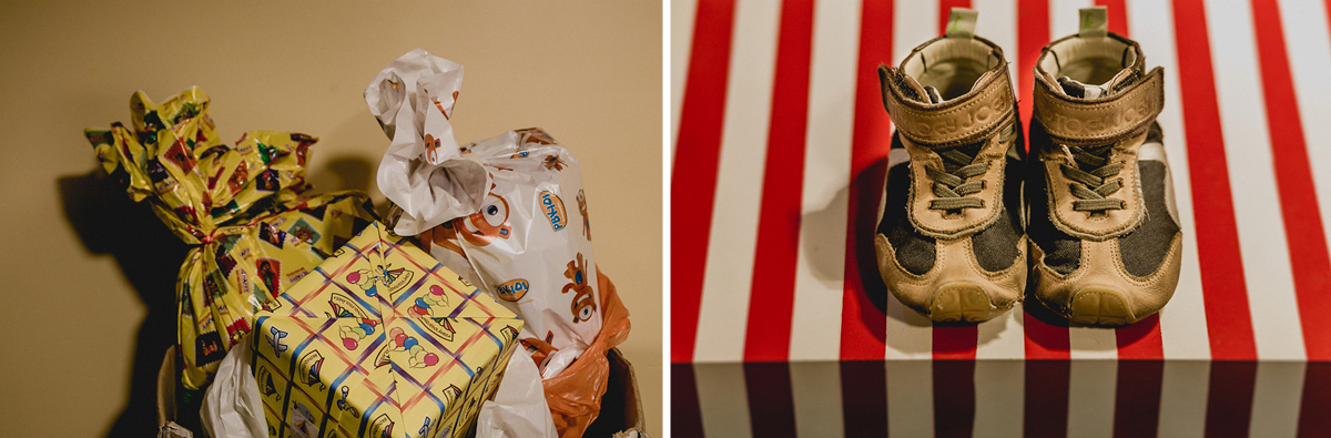 presentes e sapatinho do enrico