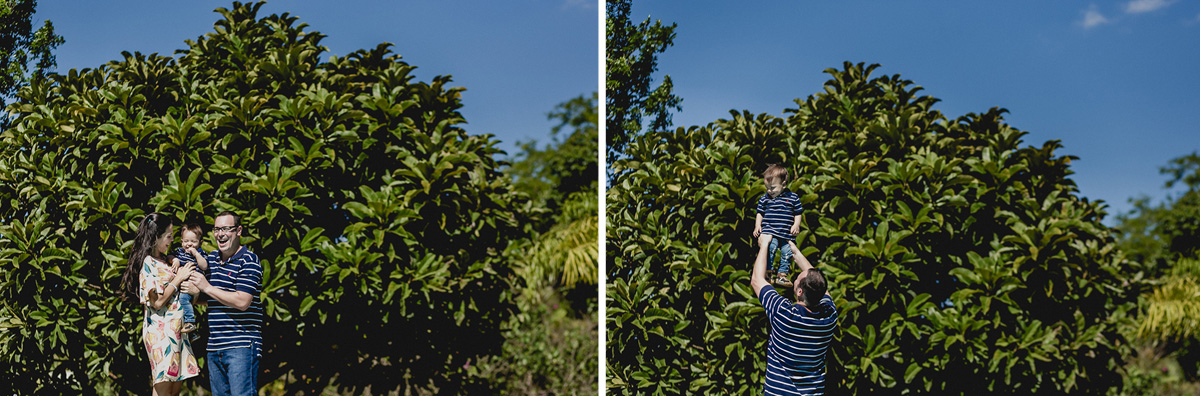 papai e mamãe brincando com o enrico