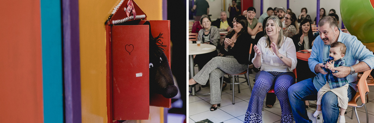 assistindo o teatrinho