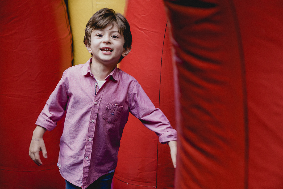 bernando sorrindo e se divertindo