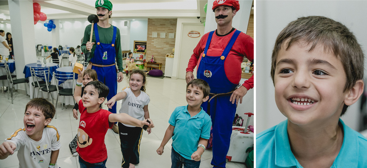 brincando no video game