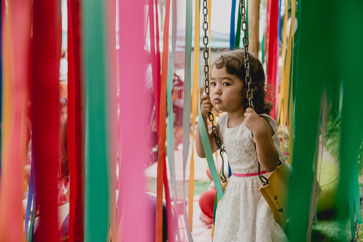 brincando no balanço