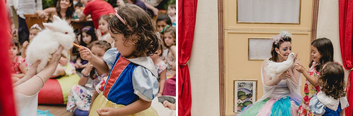 participando do teatrinho