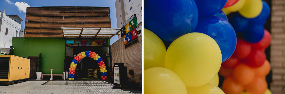 Fachada do buffet espaço puzzle localizado na vila olimpia - sp