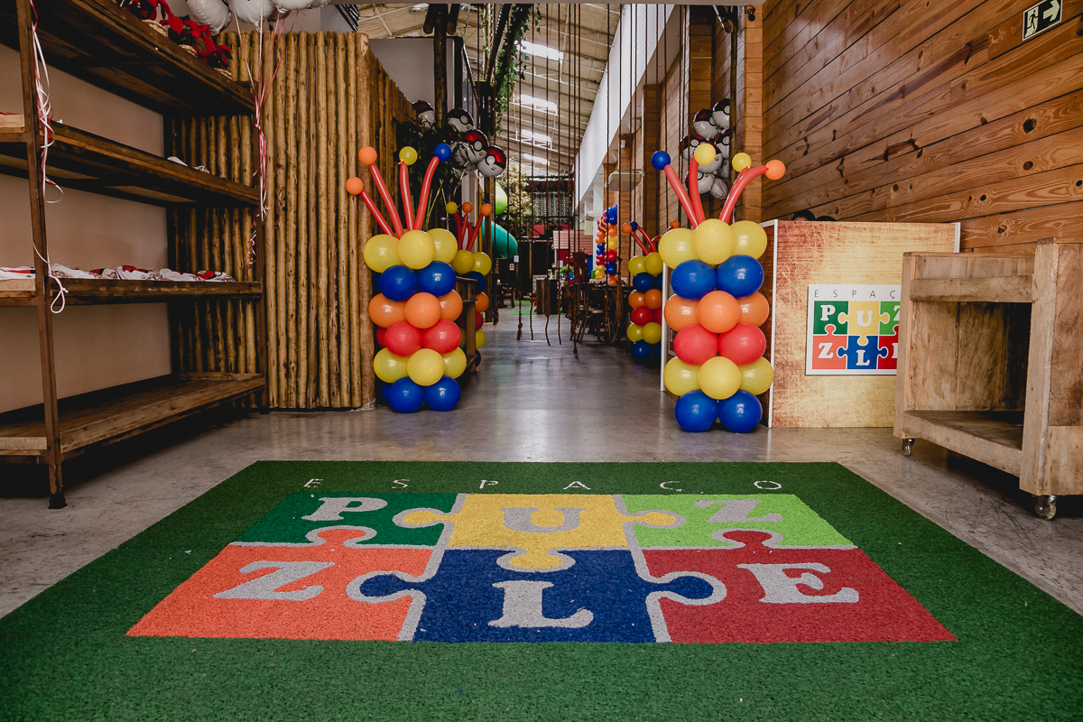 entrada do buffet espaço puzzle