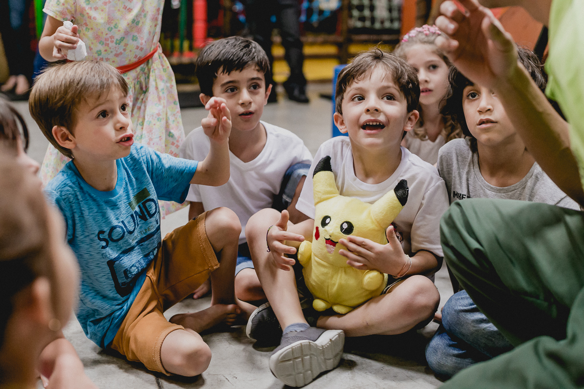 Recreação com os monitores do Buffet Espaço Puzzle