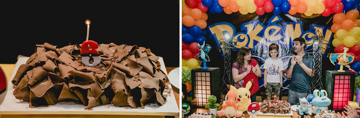 acendendo a vela e cantando o parabens