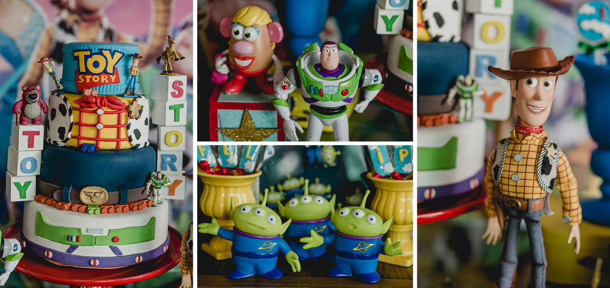 Decoração Toy Story feita pela Marcia Colonese