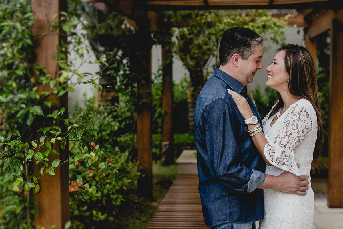 Fotografia de casal Sandrinha e marido