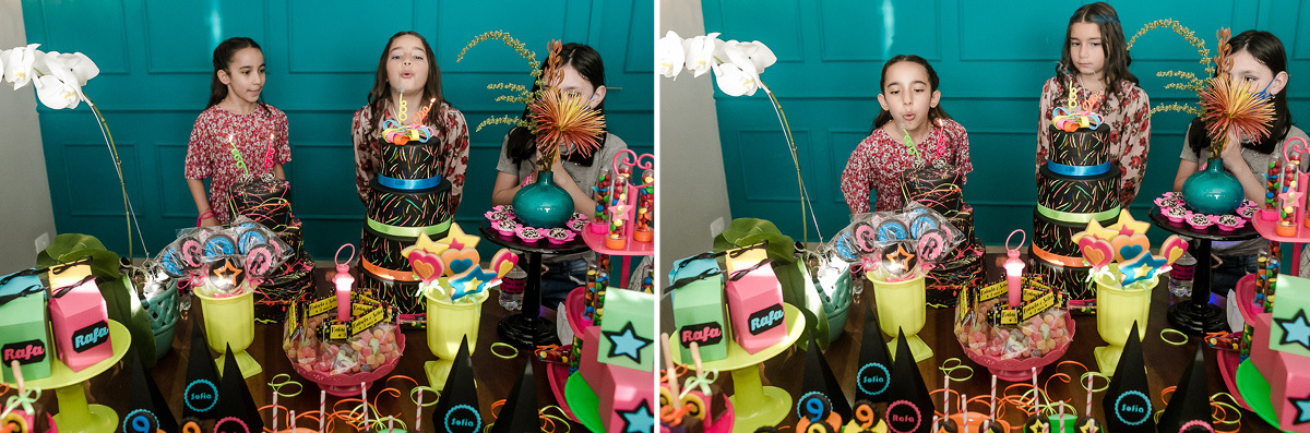 Rafaela e Sofia 9 anos no Ateliê Carol Arteira 