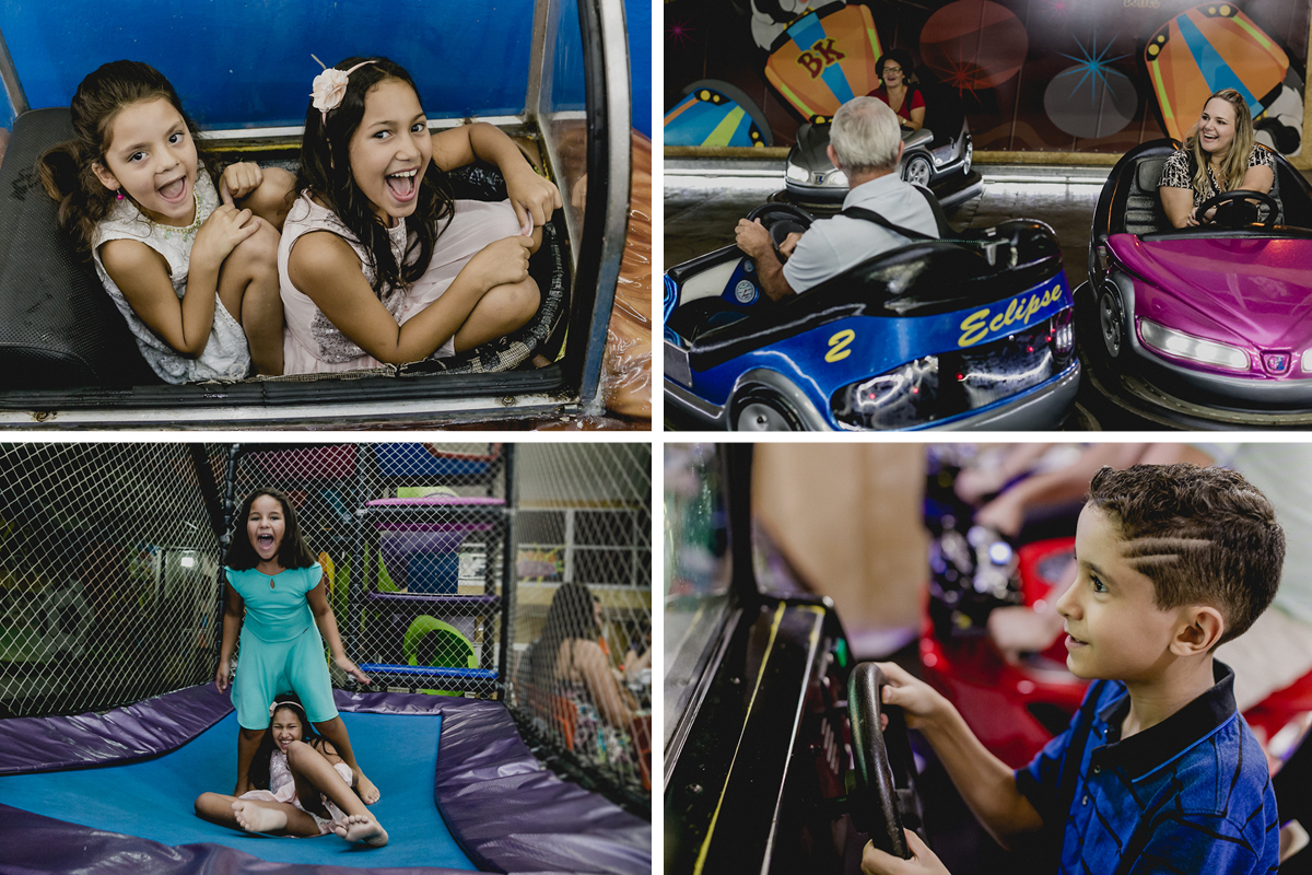 convidados se divertindo na festa