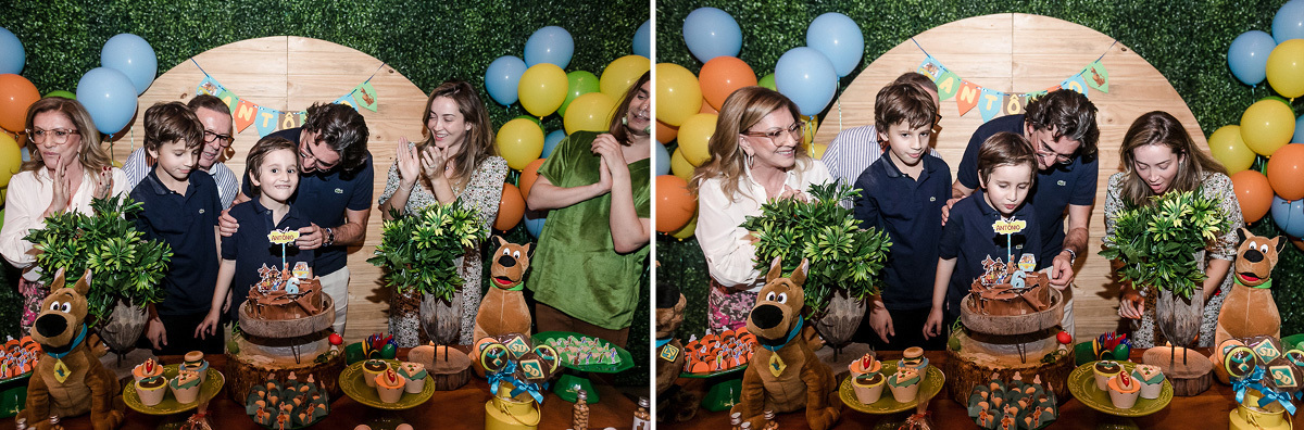 cantando o parabens com o scoob doo