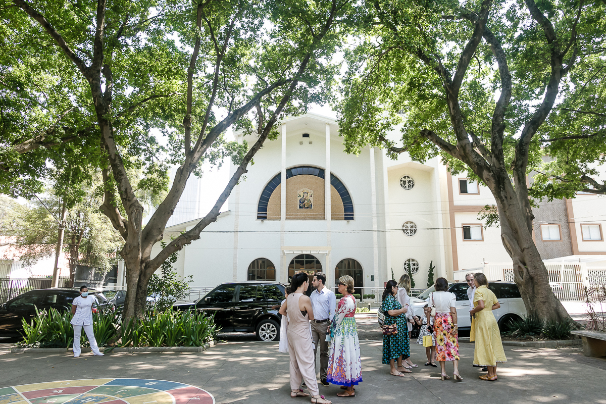 batizado da Vitoria na paroquia perpetuo socorro jardim paulistano SP