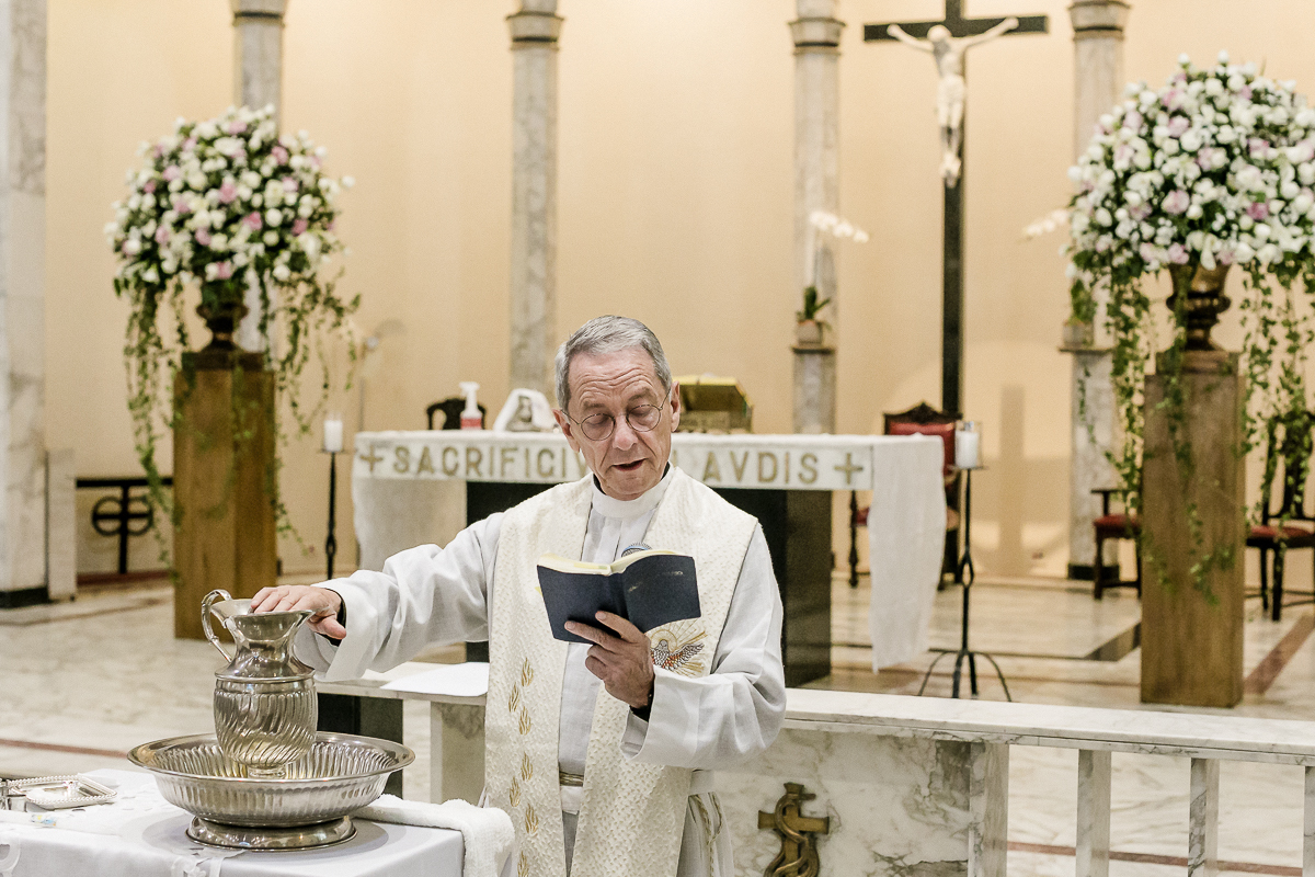 batizado da Vitoria na paroquia perpetuo socorro jardim paulistano SP