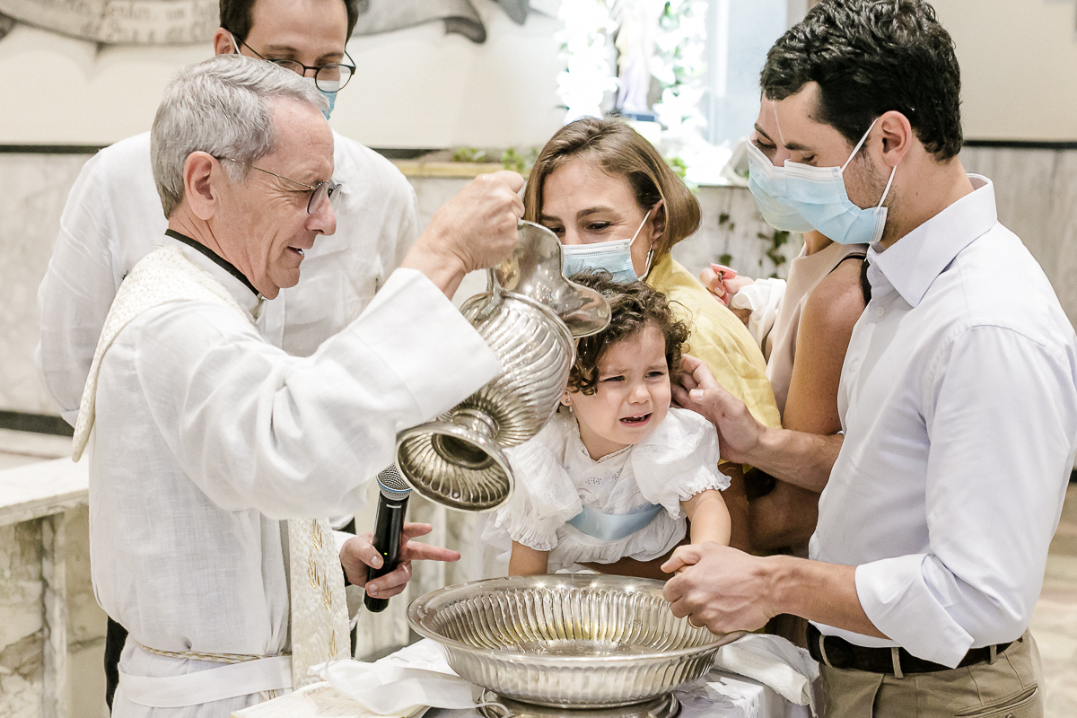 batizado da Vitoria na paroquia perpetuo socorro jardim paulistano SP
