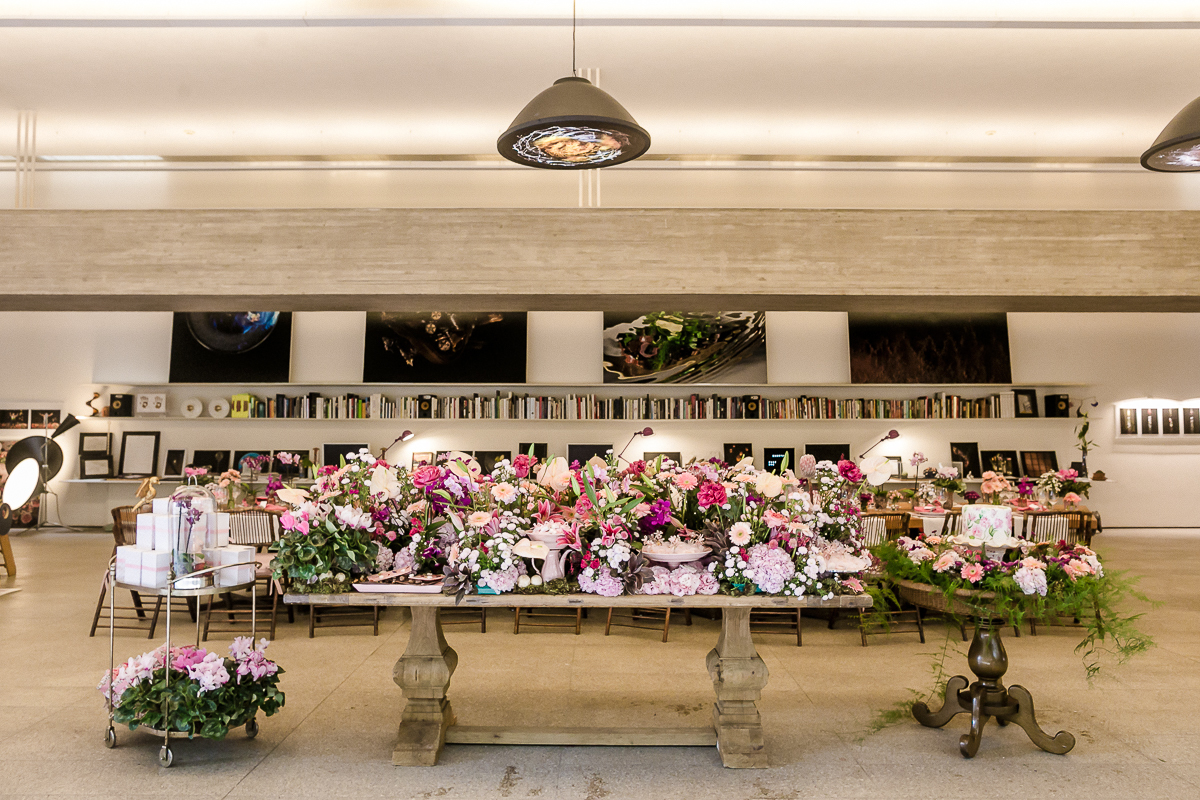 Mesa de doces batizado da Vitoria