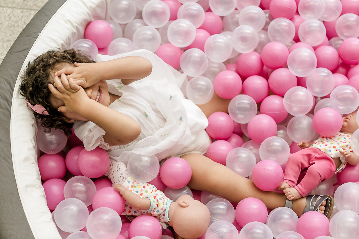 Fotos em familia no batizado da Vitoria