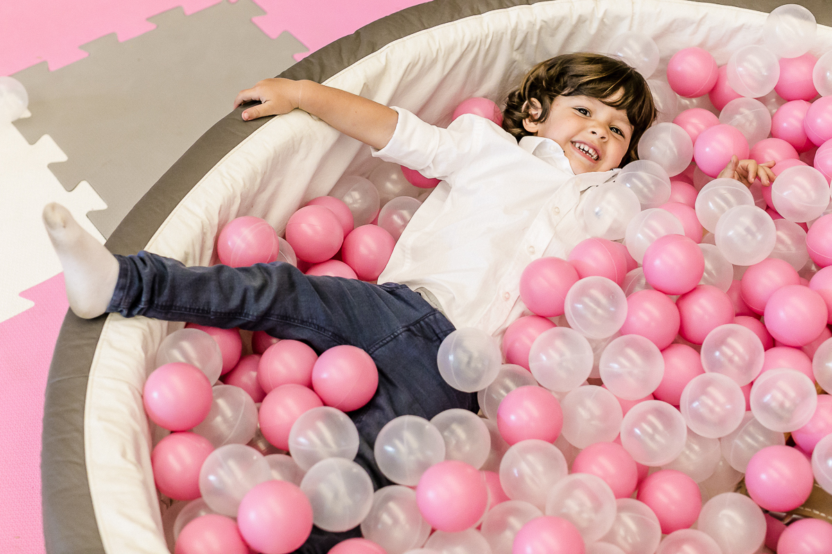 Fotos em familia no batizado da Vitoria