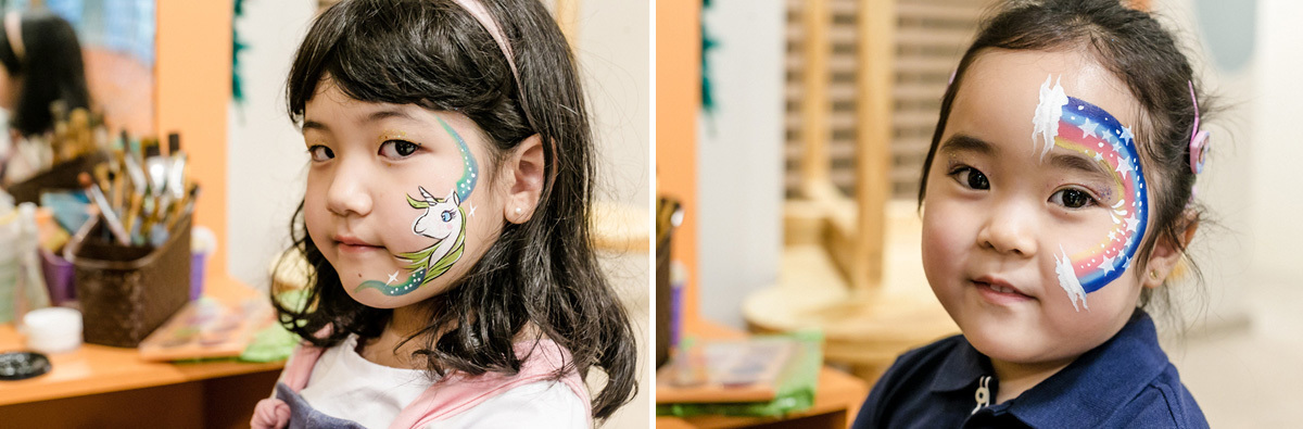 Crianças brincando no espaço infantil alecrim