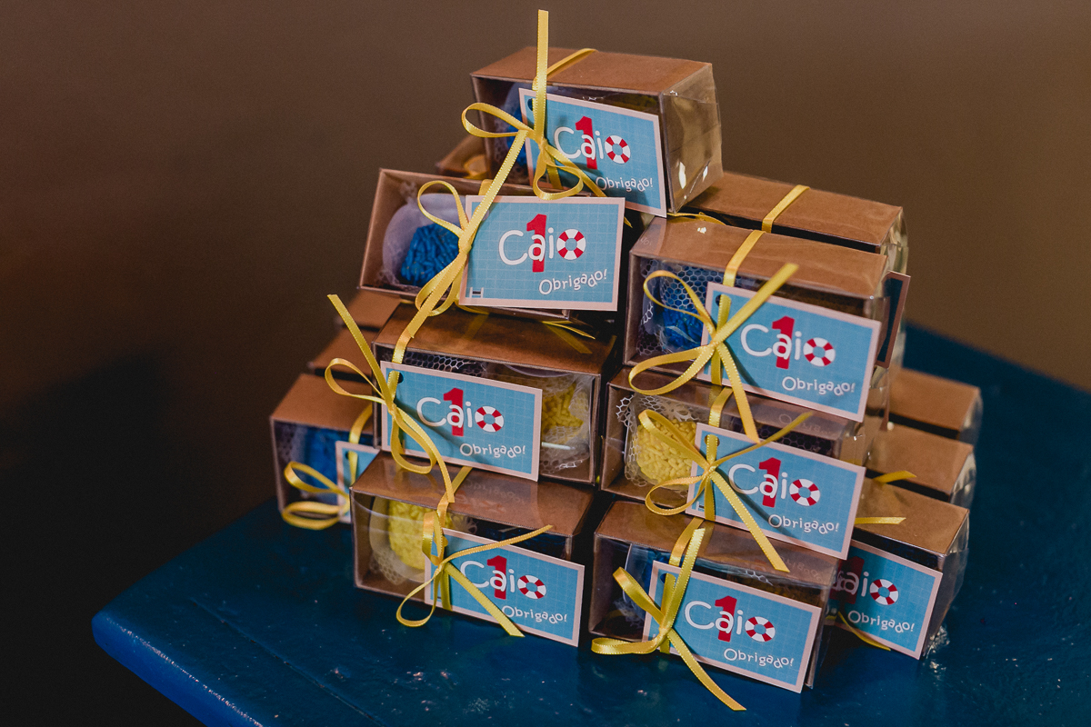 detalhes da lembrancinha do aniversario do caio