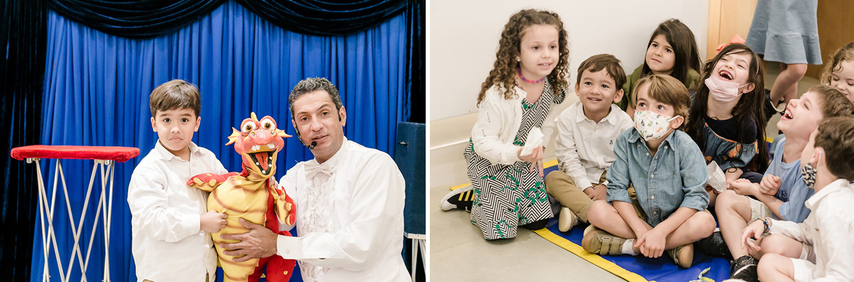 Magico Ulisses loddy apresentando o show na festa do miguel