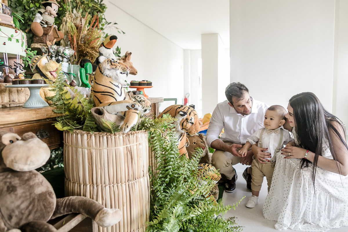 aniversário de 1 ano do gabriel no condominio da família