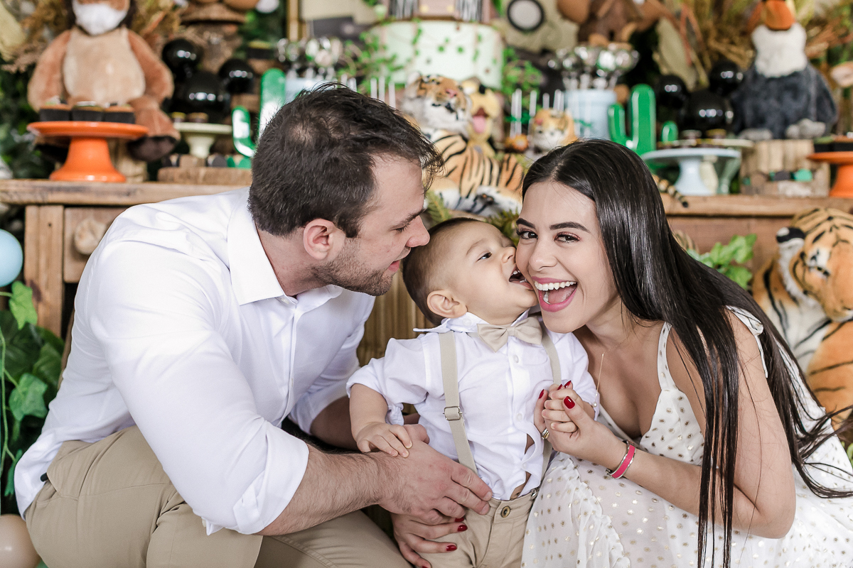 aniversário de 1 ano do gabriel no condominio da família