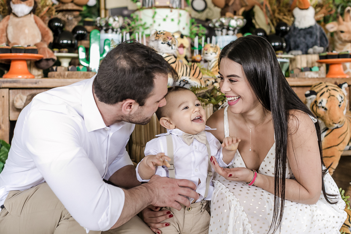 aniversário de 1 ano do gabriel no condominio da família