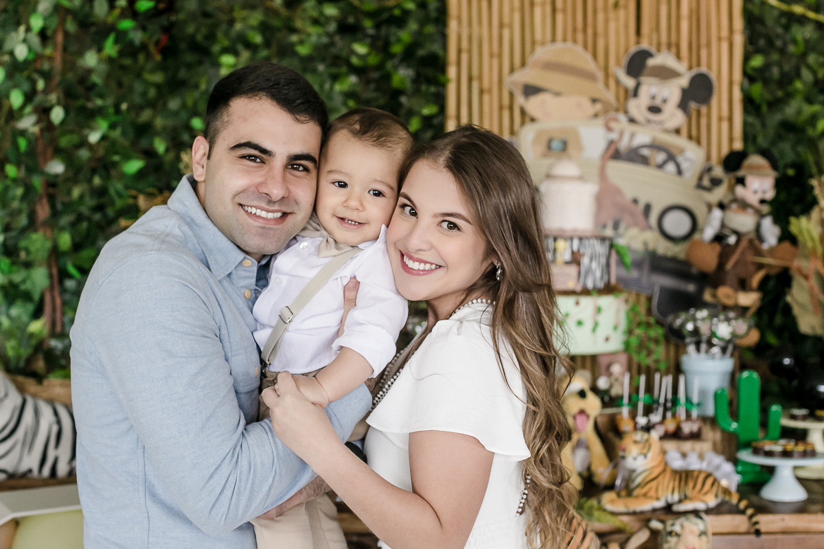 aniversário de 1 ano do gabriel no condominio da família